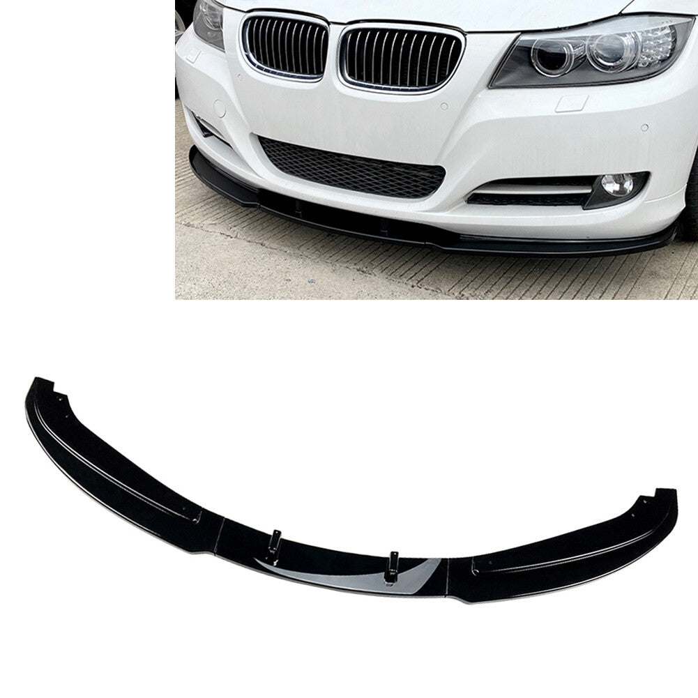 Front Bumper Spoiler Lip FIT for BMW 3 Series E90 4-Door Sedan 2009-2012