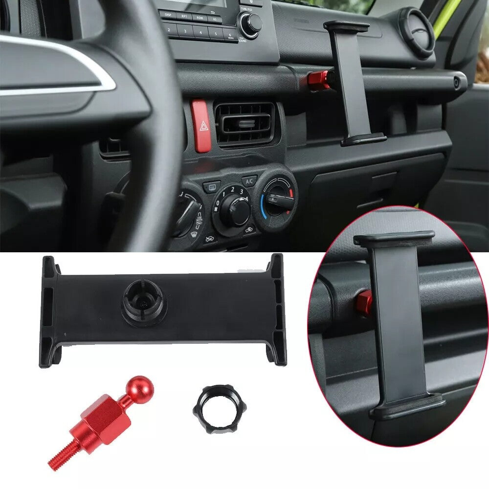 ABS/Alloy Car Flat Tablet Bracket Mount Holder for Suzuki for Jimny 2/4 Door 2019+