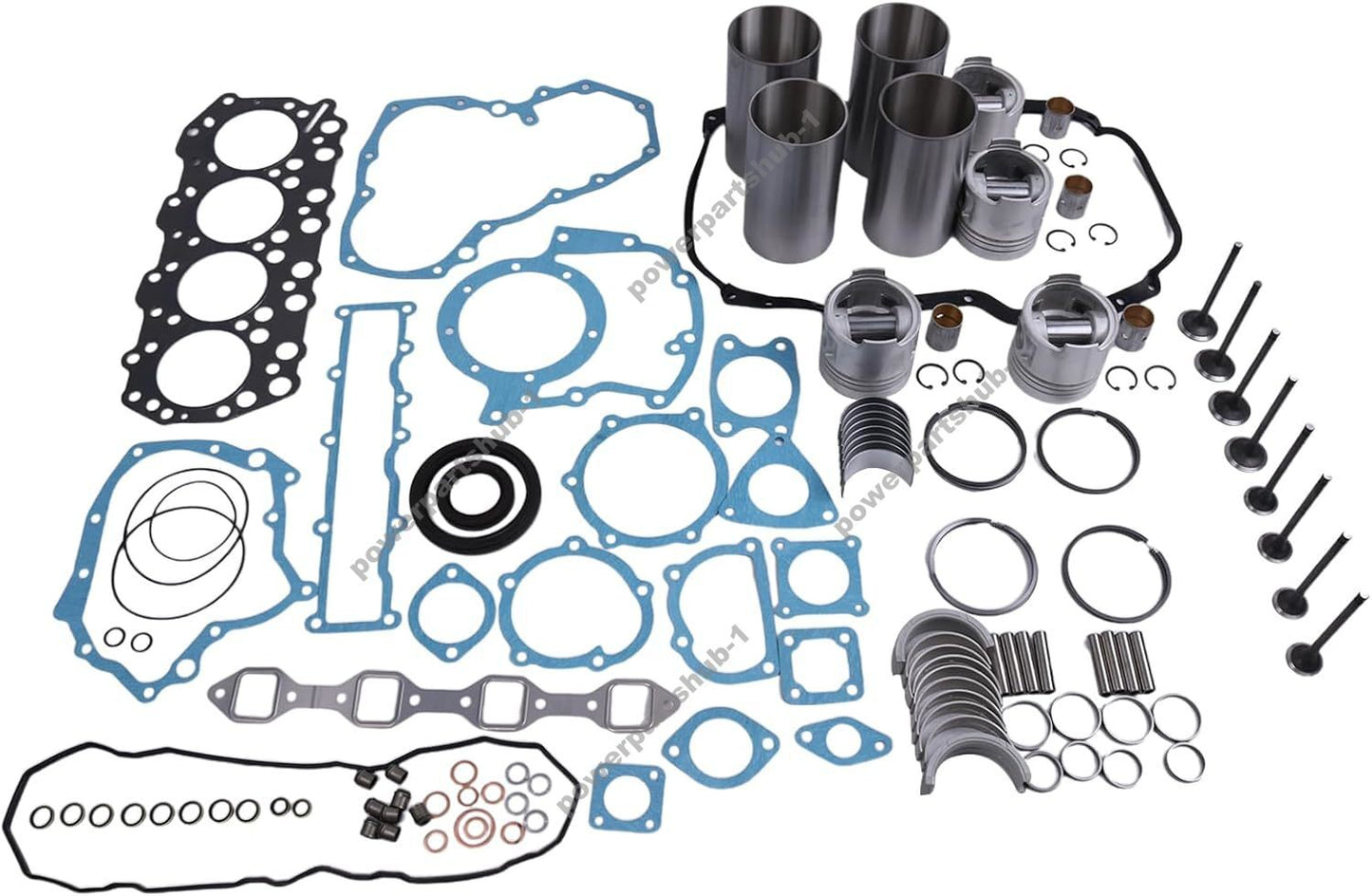 Overhaul Rebuild Kit for Mitsubishi S4Q S4Q2 Engine Piston Ring Liner Gasket Set