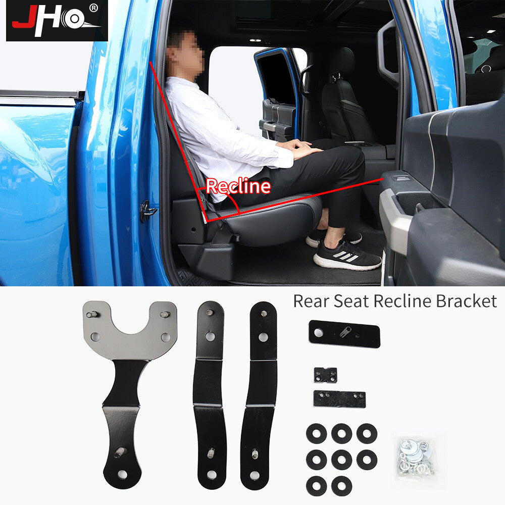 Black Adjustment Rear for Seat Recline Kit sets fit for Ford F150 2015-2023