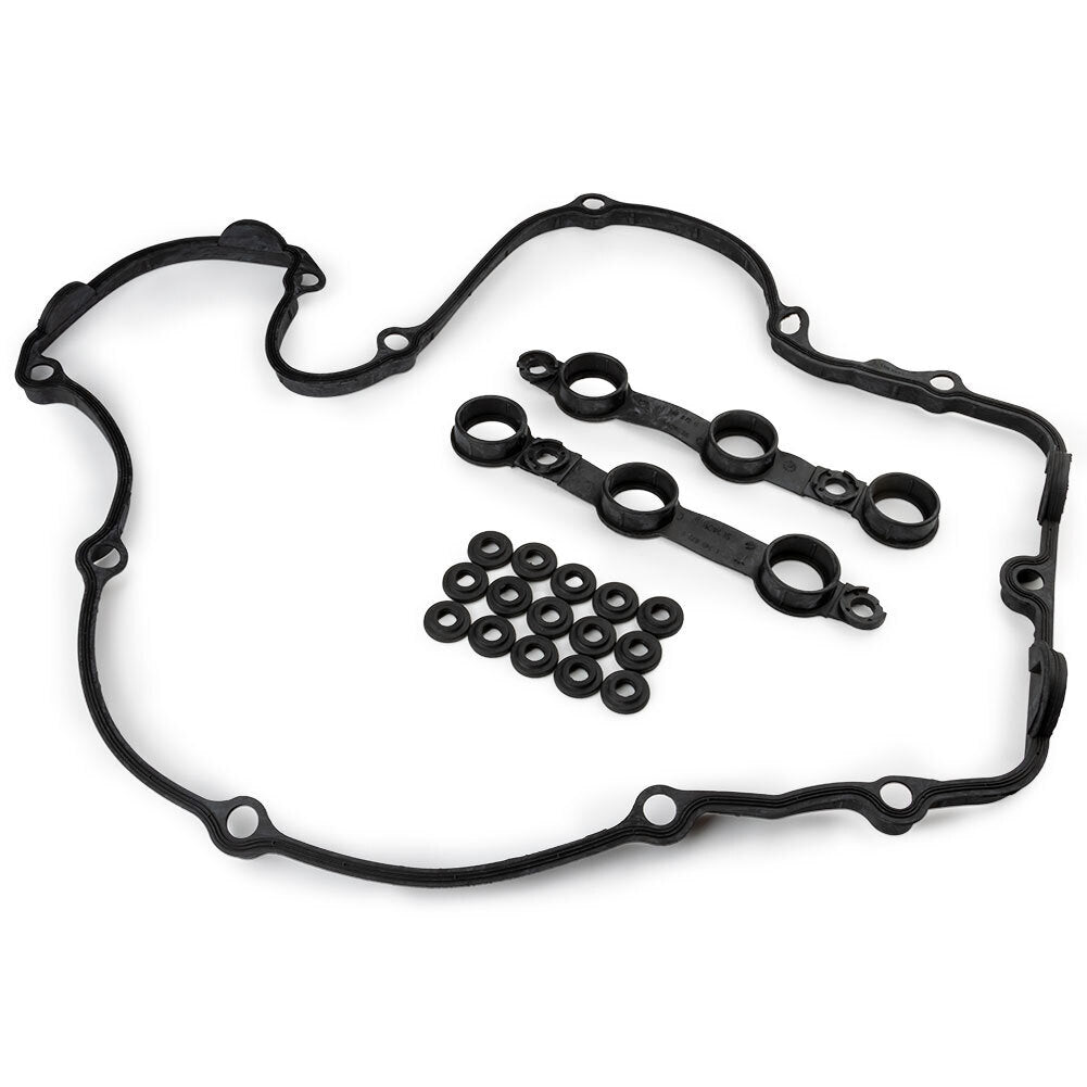 for BMW E46 E83 325i 525i 530i 330i X3 X5 3.0 Valve Cover Gasket Set 11120030496