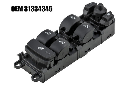 for VOLVO S60 XC60 2010-14 Left Driver Door Master Window Switch 31334345 Black