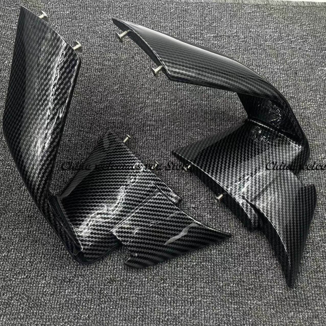for BMW S1000RR M1000RR 2019-2023 Carbon Fiber Front Spoiler Fixed Wind Winglets