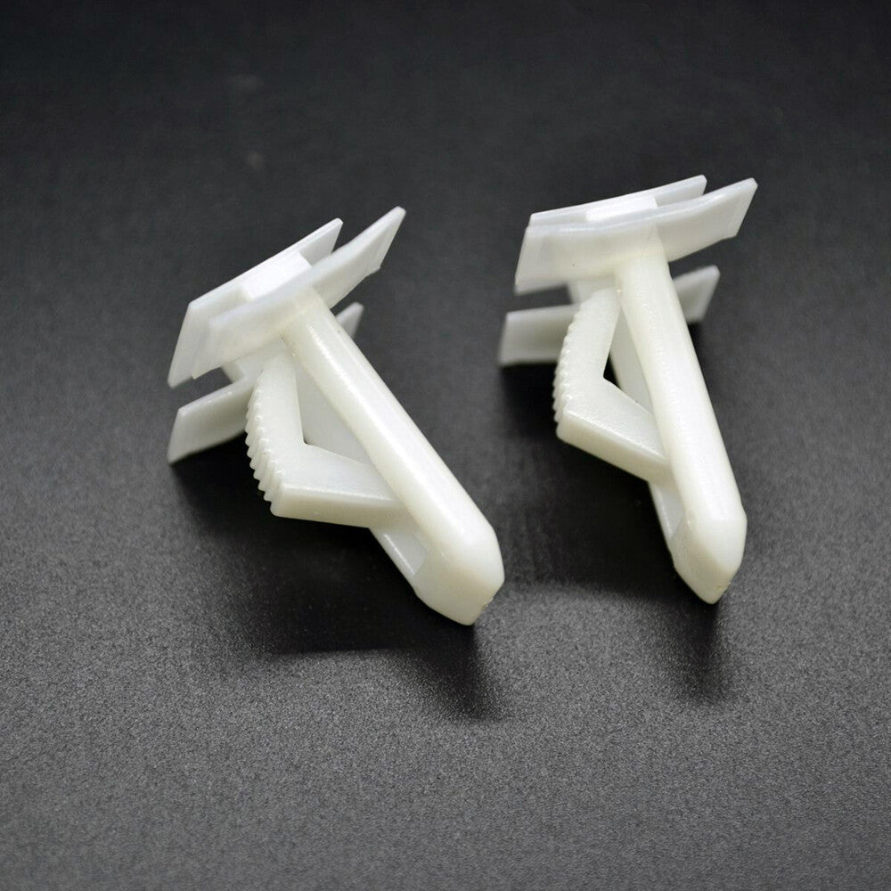 10 pieces of 11516150, N623343S2 extruded metal U-shaped nut clips M8x1.25 suitable for general for Chevrolet vehicles.