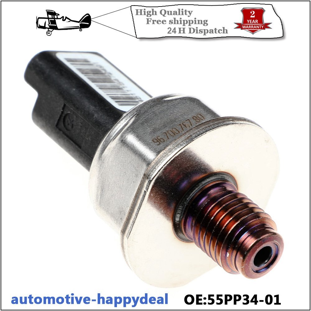 for PEUGEOT for CITROEN 1.4 1.6 HDi Diesel FUEL RAIL PRESSURE SENSOR 55PP34-01