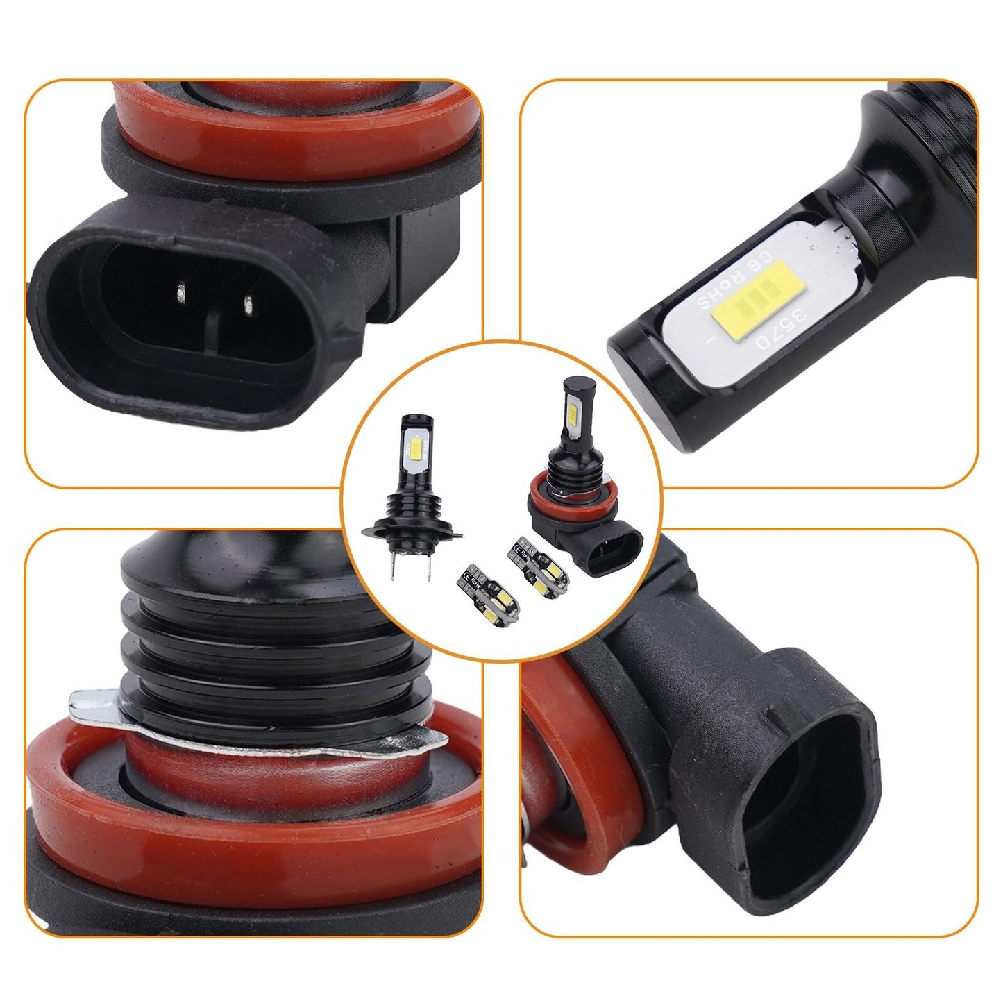 Plug And Play LED Headlight 6000K Aluminum Profile for Suzuki GSXR 600