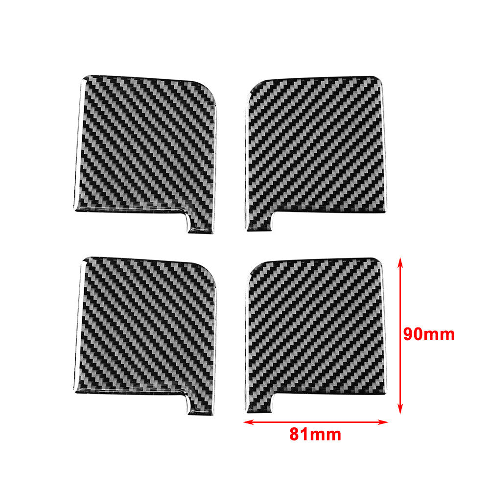 Carbon Fiber Door Handle Bowl Cover Trim for Toyota Tundra 2014-2021 16 17