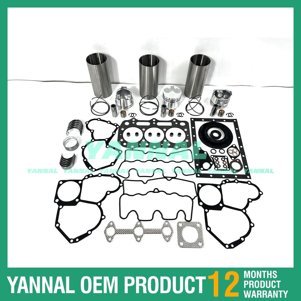 Engine overhaul and rebuild kit with washer bearing kit for Shibaura S773L engine