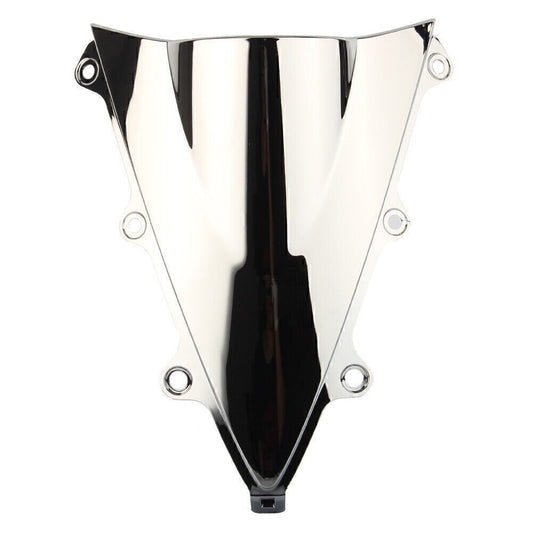 Motorcycle Windshield Windscreen Double Bubble Fit for Honda CBR 300R 2014-19 Silver