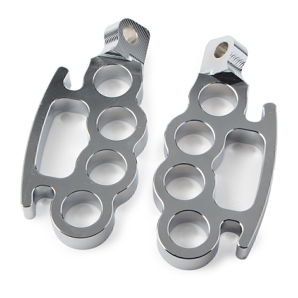 2x Foot Pegs Floor Board Controls Fit for Harley Softail Dyna Sportster Touring