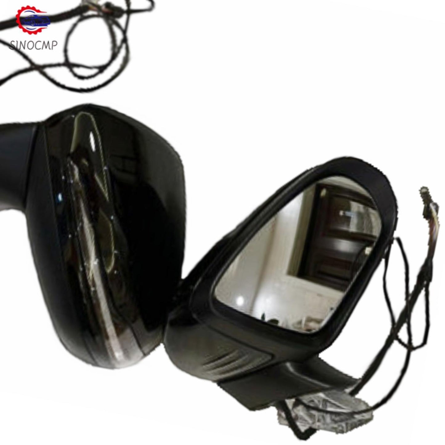 2x Coupe Car Rear View Mirror Black for W205 for Mercedes-Benz C Class C205 2 Door/