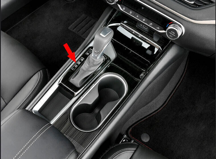 Inner Console Gear Shift Frame Cover Trim for Nissan Altima 19-22 Black Titanium