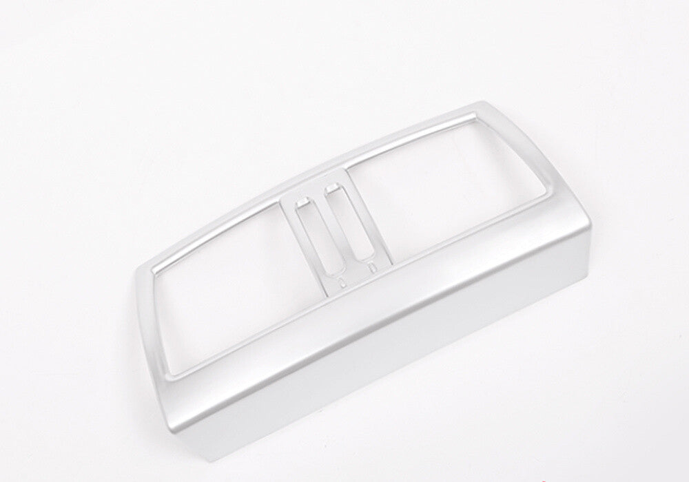 Silver ABS Rear Air Vent Outlet Panel Cover Trim for BMW X5 E70 X6 E71 2008-2013