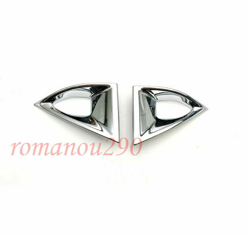 for Nissan Rogue/X-Trai 2021-2023ABS Chrome Car Front Fog Light Frame Cover Trim