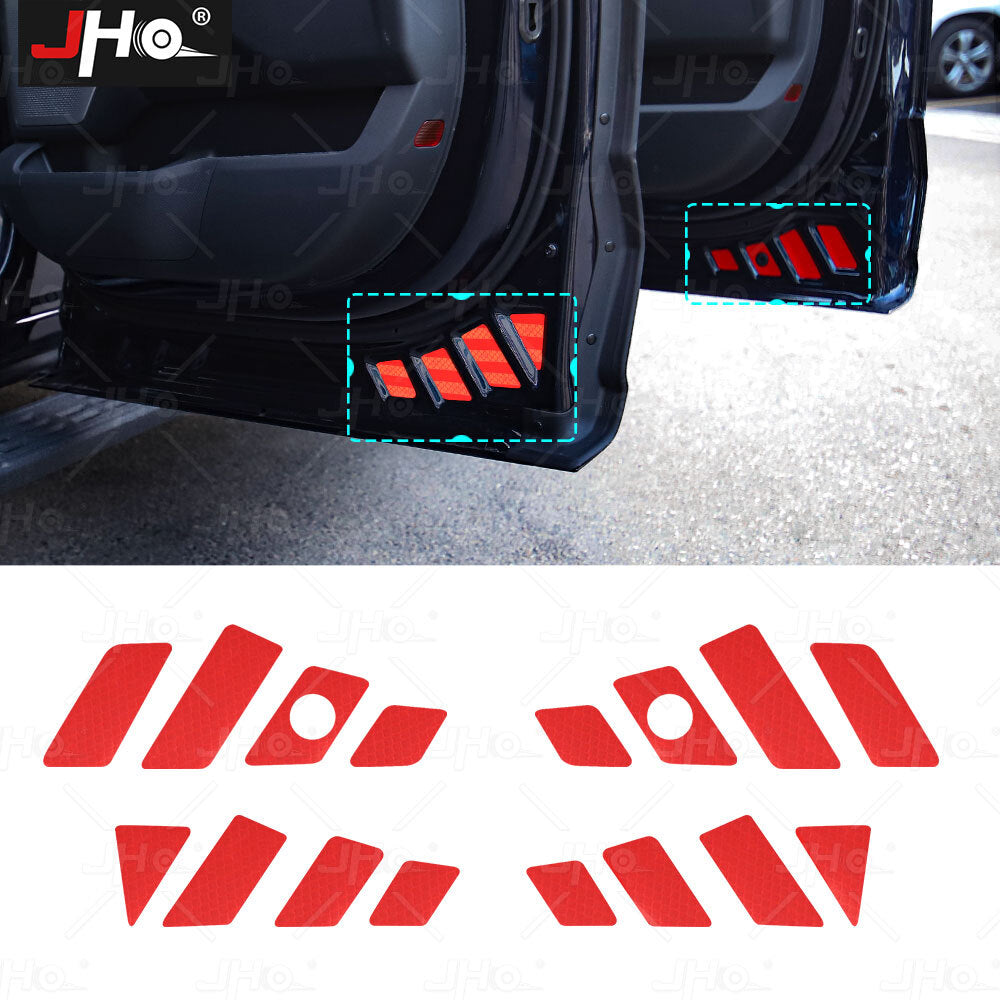 Car Door Open Safety Warning Reflective Decal Stickers for Ford F-150