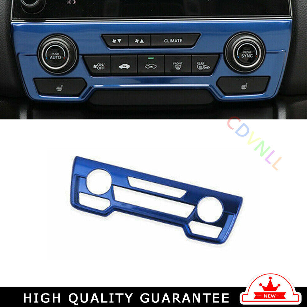 Console AC Switch Control Panel Trim for Honda CR-V CRV 2017-2022 Blue Titanium