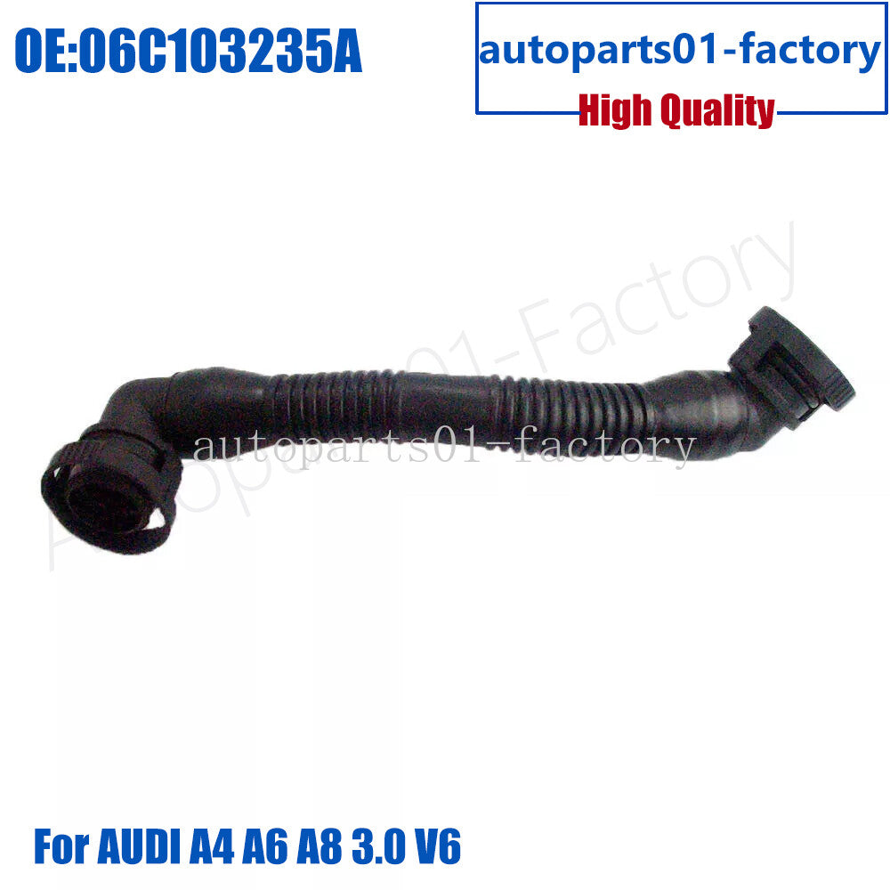 06C103235A Crankcase Vent Breather Hose for Audi A4 A6 for A8 Quattro 3.0 V6