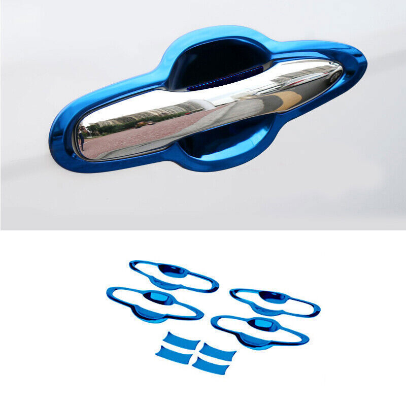 Blue Titanium External Side Door Bowl Cover Trims for Toyota for Camry 2019-2023 8p
