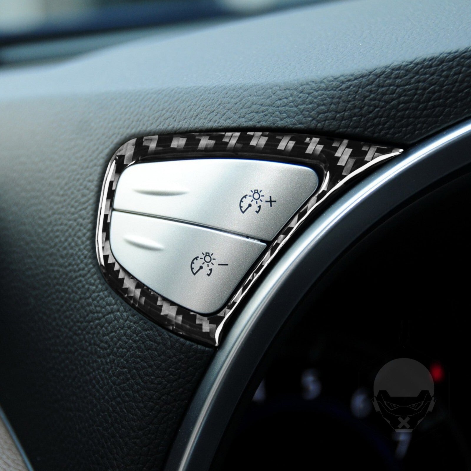 Interior Dashboard Button Cover Carbon Fiber Trim For FX35 FX50 09-13 QX70 14-17