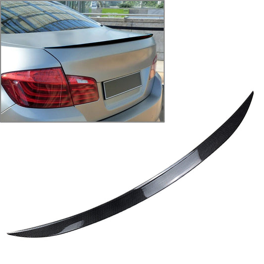 Rear Trunk Spoiler Lip Wing Carbon for BMW 5-Series F10 4-Door Sedan M5 2011-16