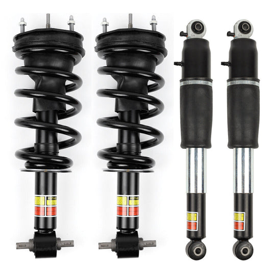 Pair Rear L & R Shock Absorber Struts Assys For 2013-20 for Lincoln MKZ Gas Electric
