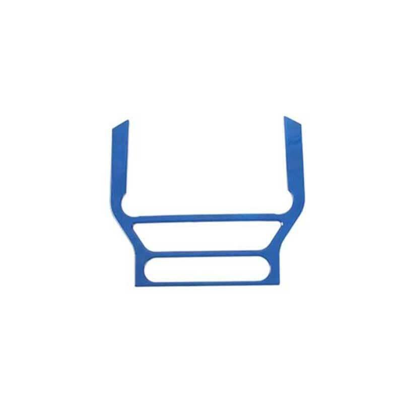 for Ford for Mustang 2015-2022 Paint Blue Central Console Navigation Frame Trim 1PCS