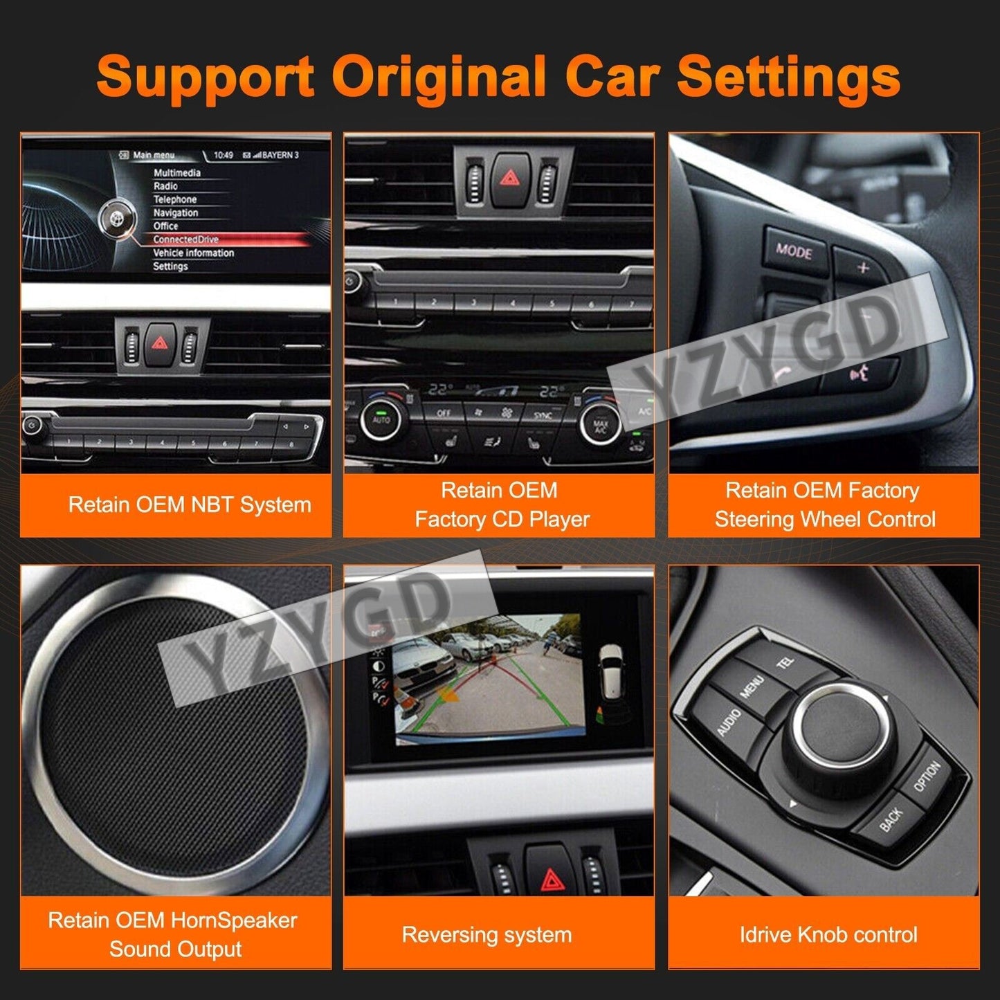 for BMW for X5 F15 F85 X6 F16 F86 10.25Wireless CarPlay Android Auto Touchscreen