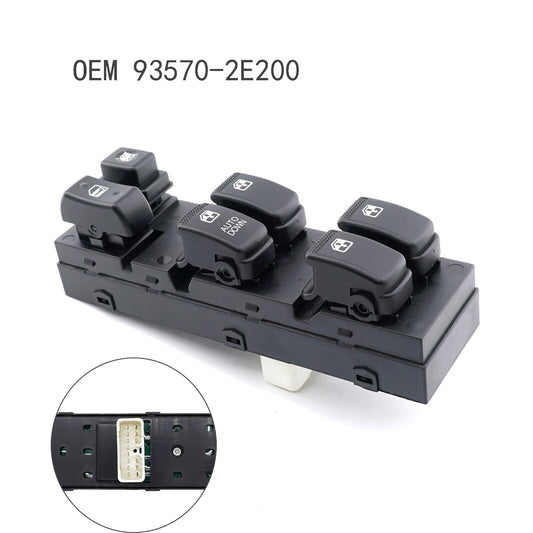 For 2005 for Hyundai for Tucson 1 93570-2E200 Power Window Main Switch Left Driver Side