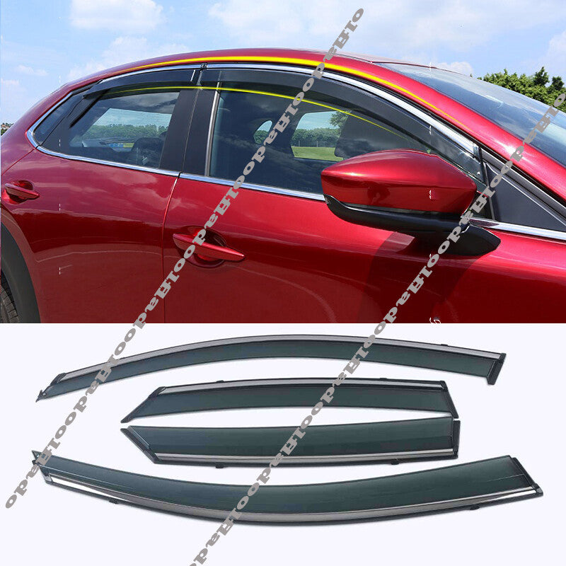 for mazda CX-30 2020-2022 Car Window Visor Vent Sun Shade Rain Guard Door Visor