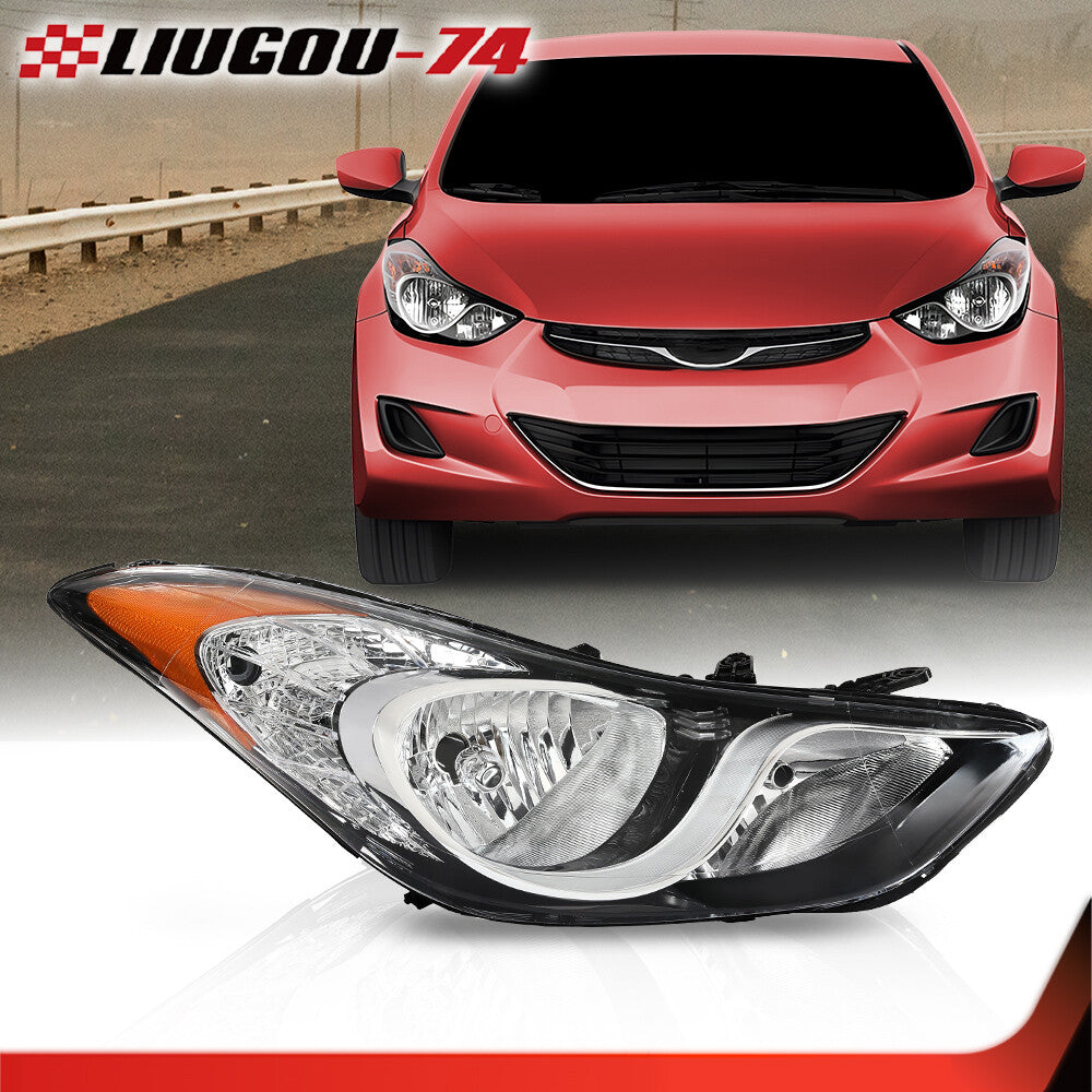 Halogen headlight assemblies are suitable for 2011-2013 for Hyundai for Elantra 921023y000.