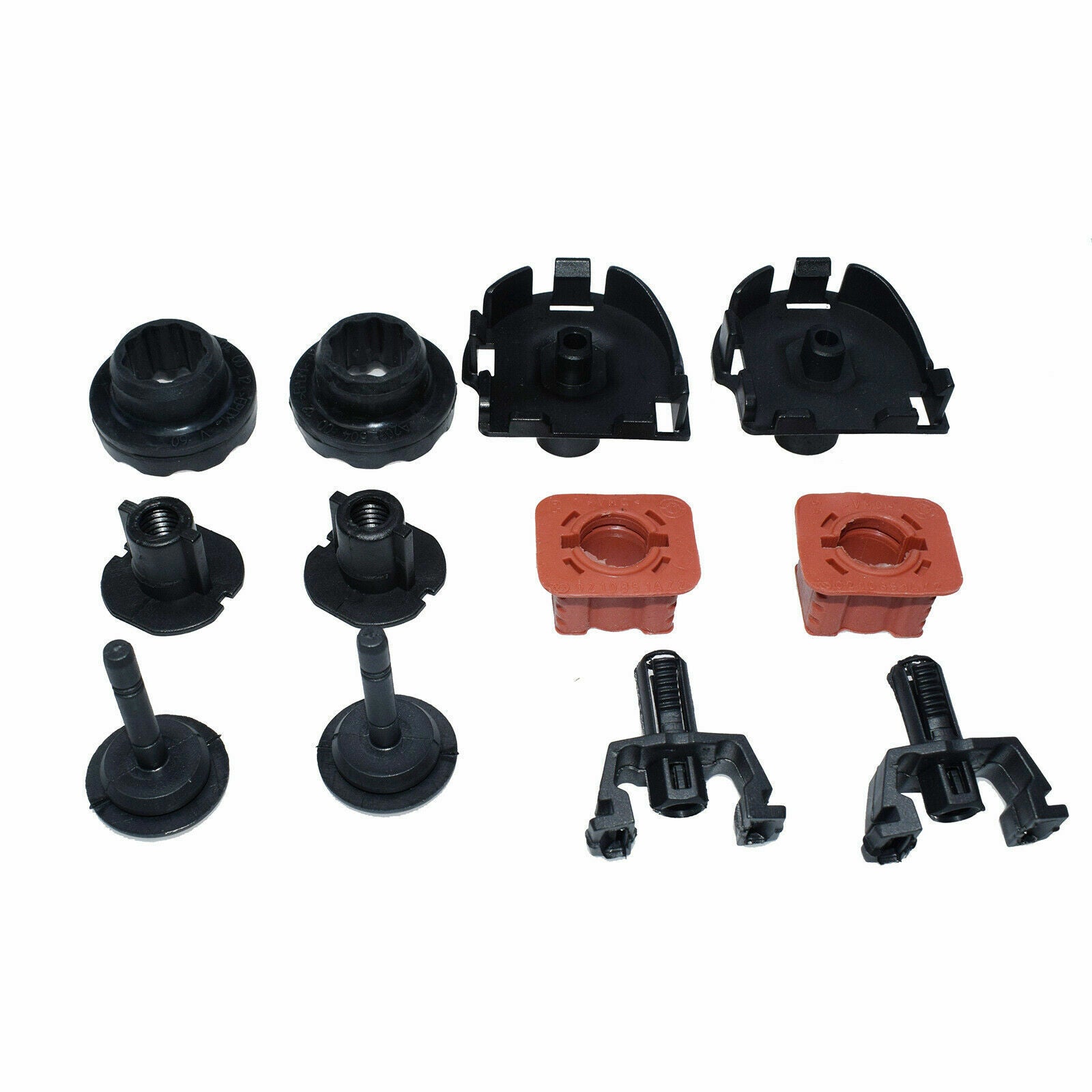 Radiator mounting kit (8 pieces) for Mercedes-Benz C200, C280, C300, GLK350, SL500, E400