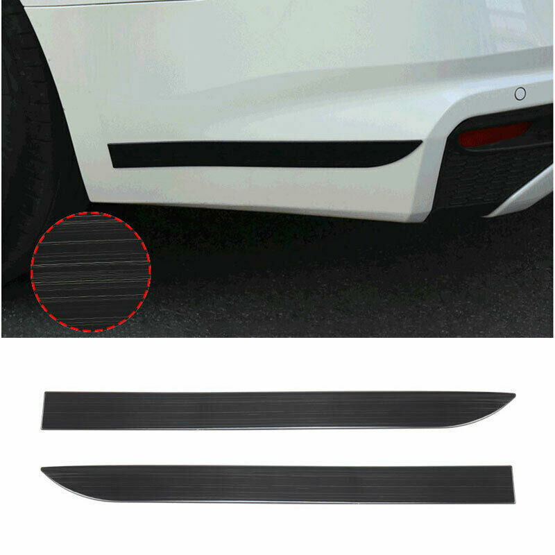 for Nissan Altima 2019-2022 Black Rear Bumper Side Spoiler Protector Panel Cover