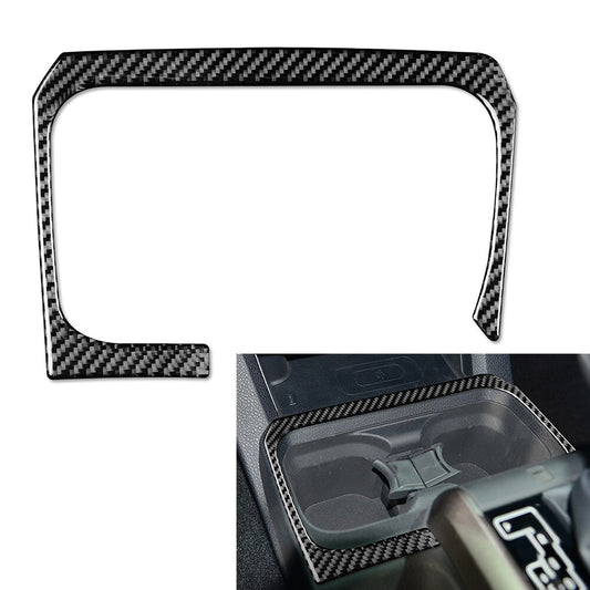 Wasser Cup Halter Speicher Panel Rahmen Trim Fur for Toyota Tacoma 15-22 Schwarz LHD
