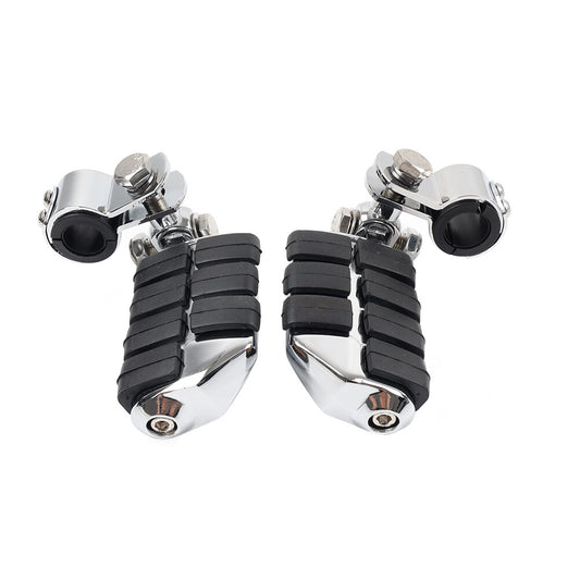 Universal Motorcycle Footpegs Highway Pegs Foot Rest 1-1/4 Fit for Harley for Honda