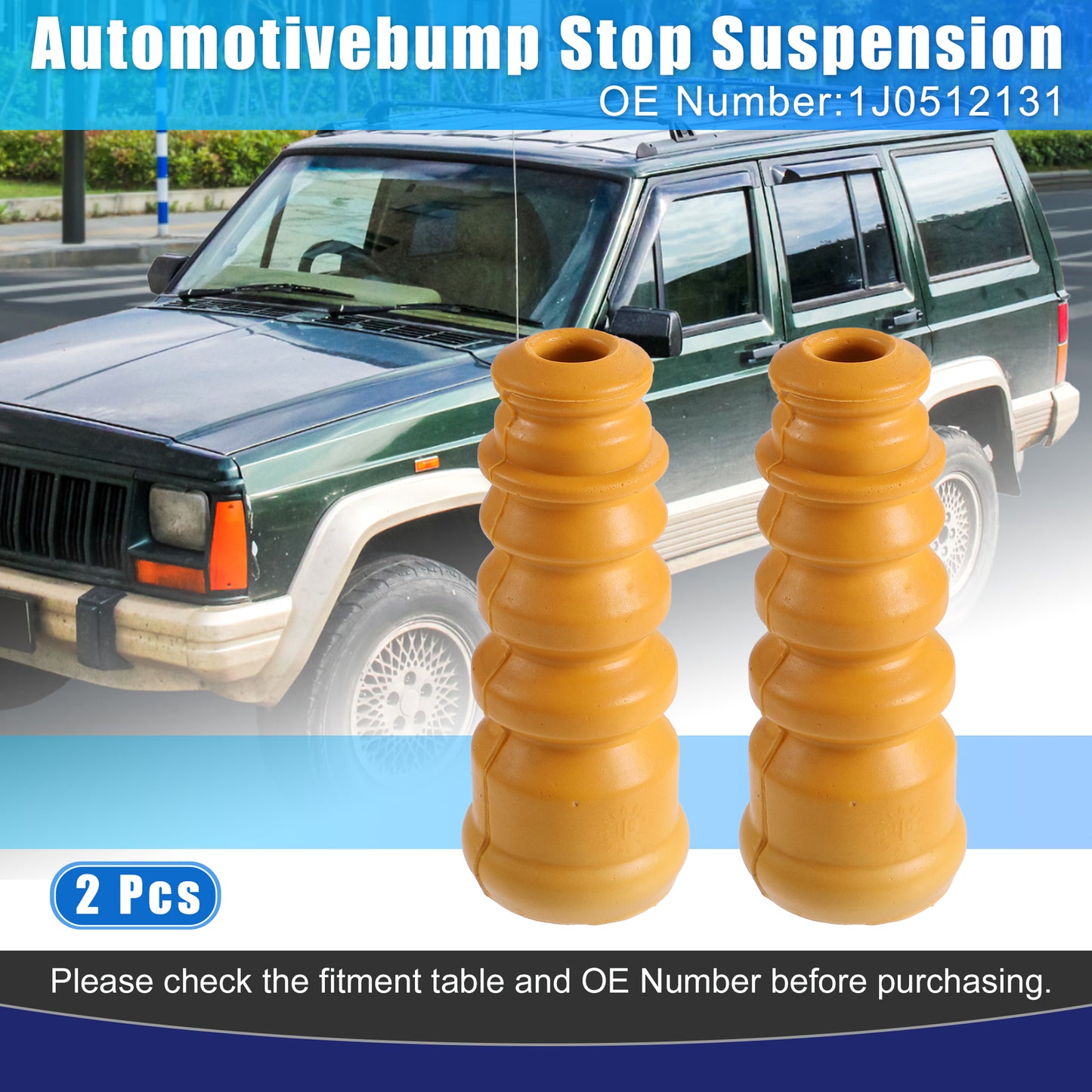 Rear Suspension Bump Stop Suit for Volkswagen for Jetta 02-05 No.1J0512131 Item of 2