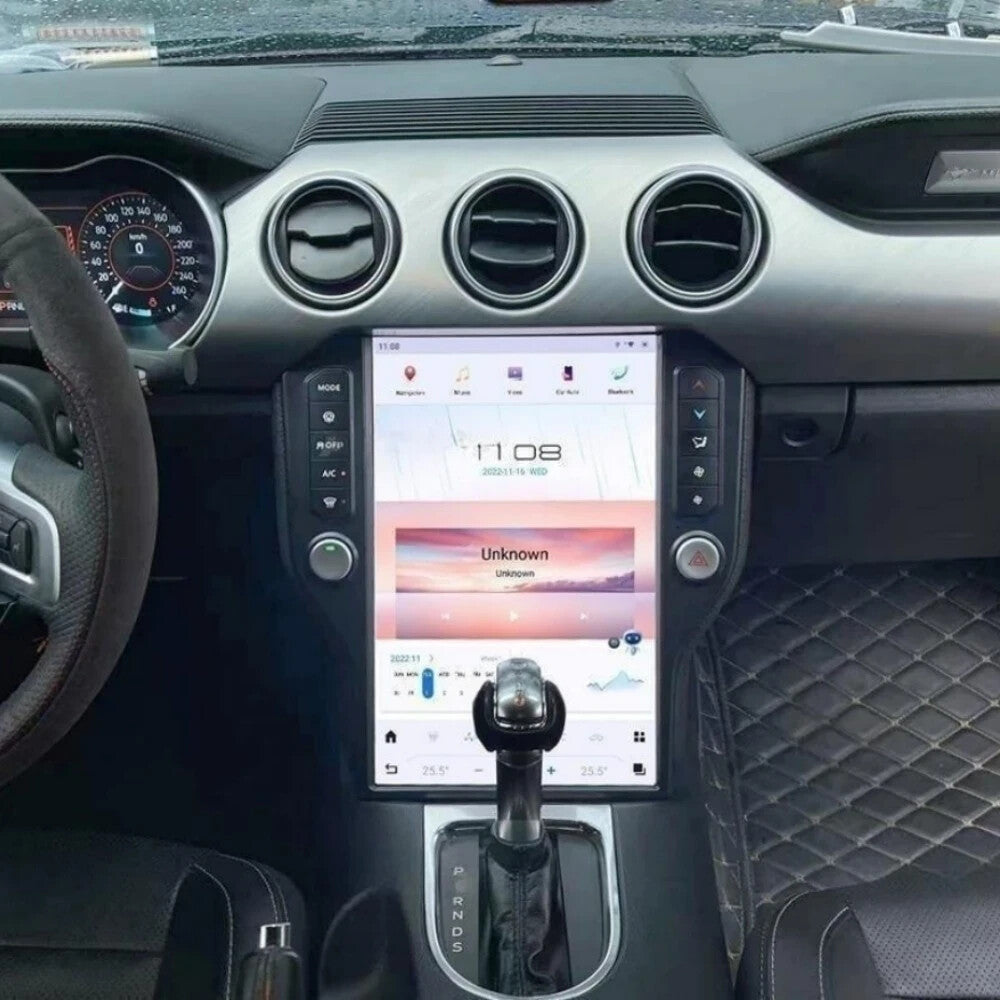 14.4 Android Car Radio for Tesla Screen for Ford for Mustang 2015-2023 Stereo Upgrade