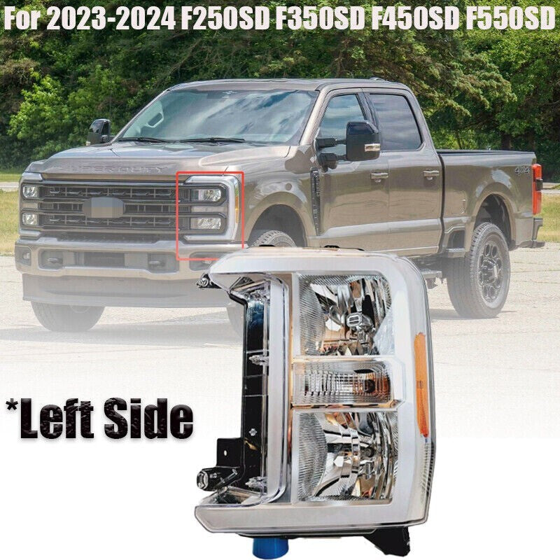 DRIVER SIDE LH HEADLIGHT PC3Z13008G For 2023 2024 F250SD F350SD F450SD F550SD