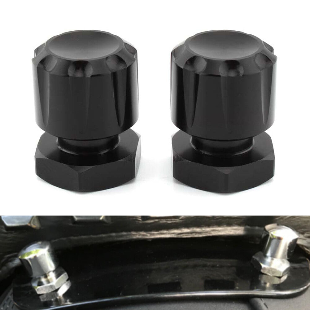 2Pcs Solo Mounting Nuts Bolts for Harley Road King Road Glide Softai Fat Boy