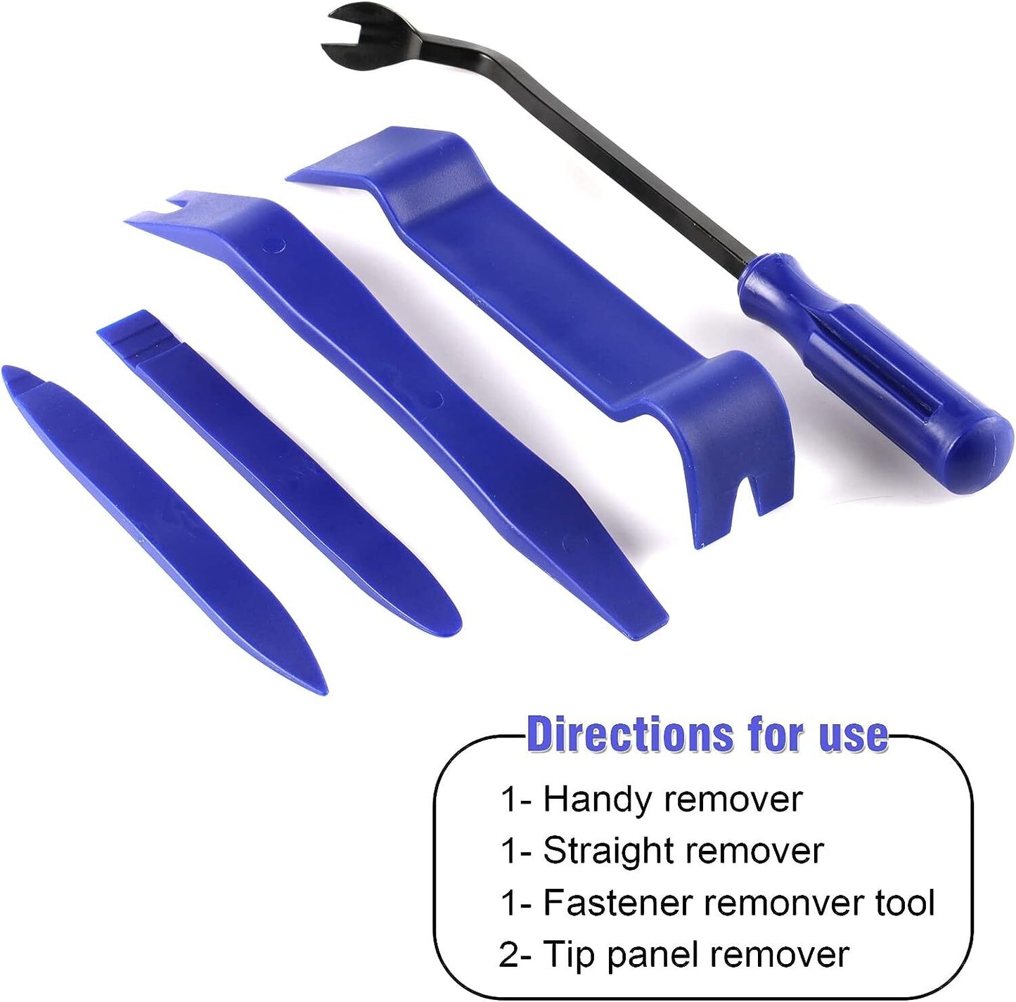 5-Piece Car Radio Door Panel Fastener Automatic Trim Removal Tool Kit