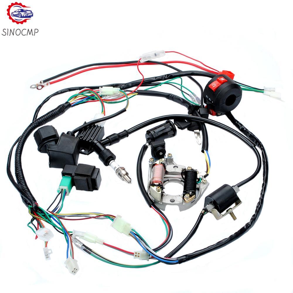 Startor Wiring Harness Loom for Quad ATV Taotao Kazuma 50 70 90cc 110cc 125cc