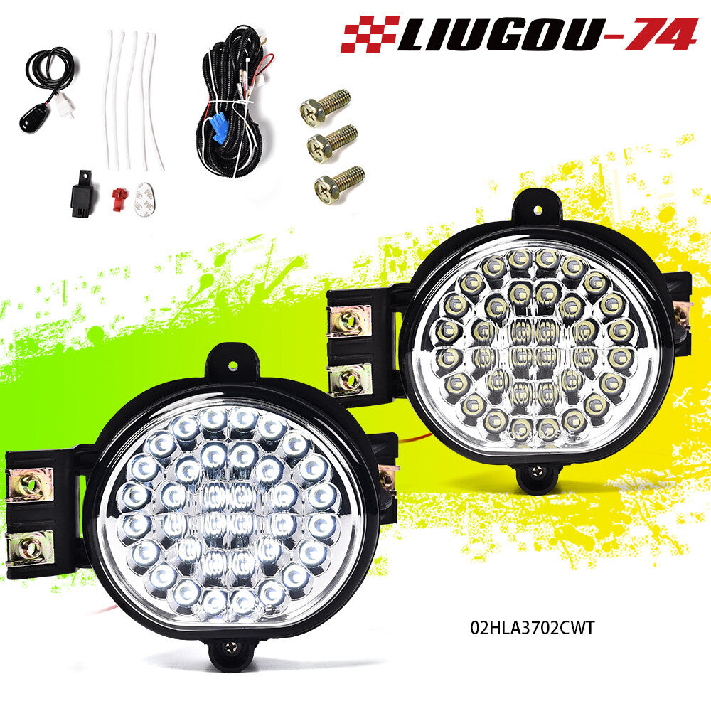 Suitable for 2002-2009 for Dodge for Ram 32 LED fog light switch (left + right) - new