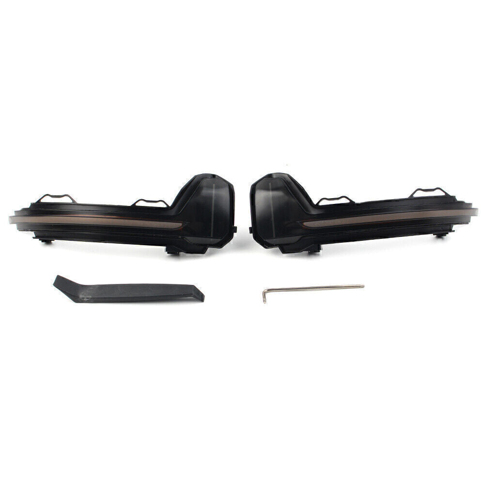LED Dynamic Mirror Smoke Turn Signal Sequential Light Fit for VW for Tiguan MK2 17 2018