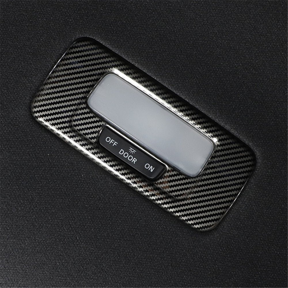 Carbon Fiber Steel Rear Reading Light Lamp Cover for Honda for Civic 11th 2022 2023