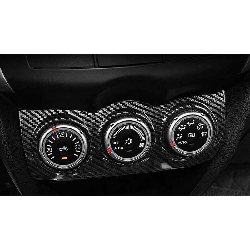 For Outlander Sport 2011-2021 Carbon Look Console AC Switch Control Panel Cover