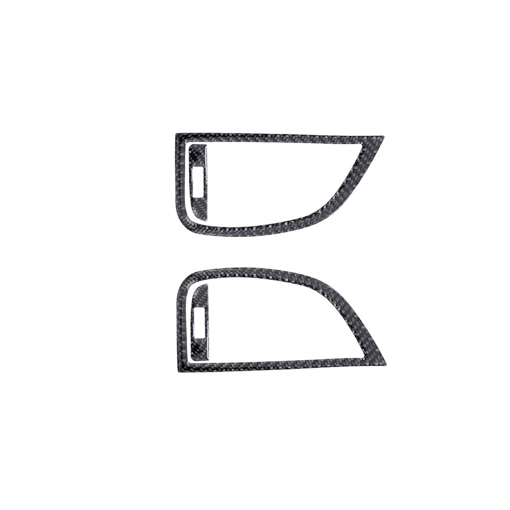 4x carbon fiber ventilation outlet air conditioning trim for Audi Q7 2007-2015