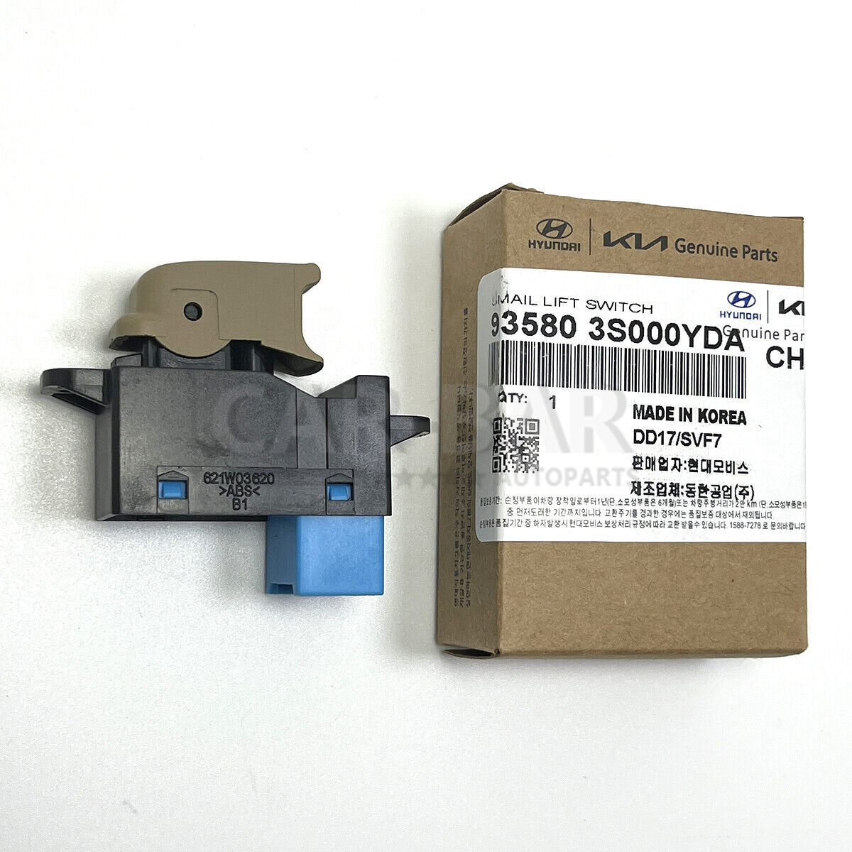 Rear L/R Door Power Window Switch Beige for 11-14 for Hyundai Sonata 93580-3S000YDA