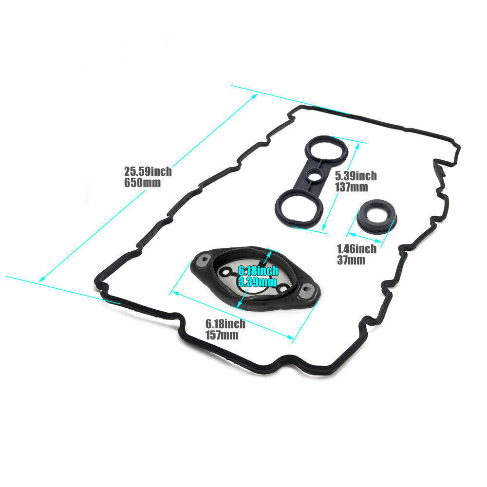 Suitable for BMW E82, E90, E70, X3, X5, 128i, 11127552280 PCV valve cover and valve cover gasket