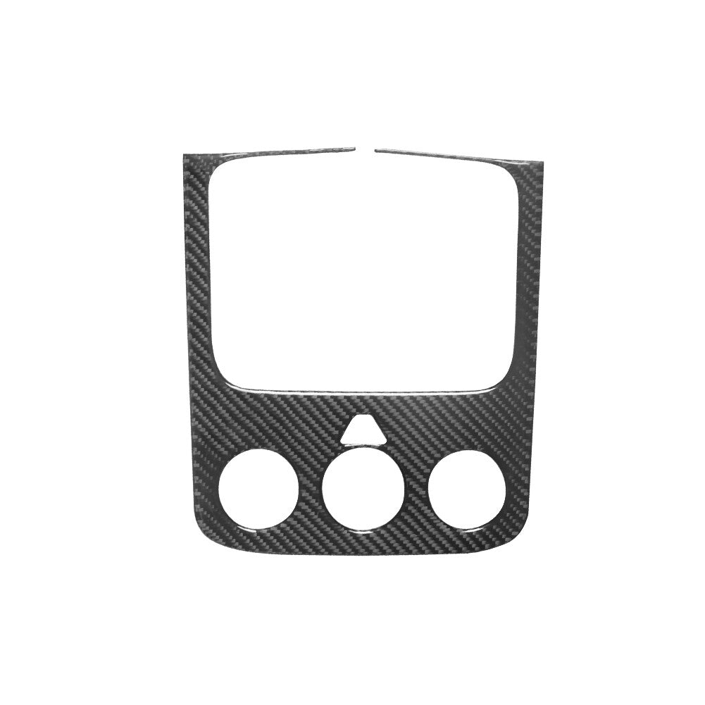 Carbon Fiber Centra lDisplay Outer Frame Cover Trim for Dodge for Ram 1500 2013-2015