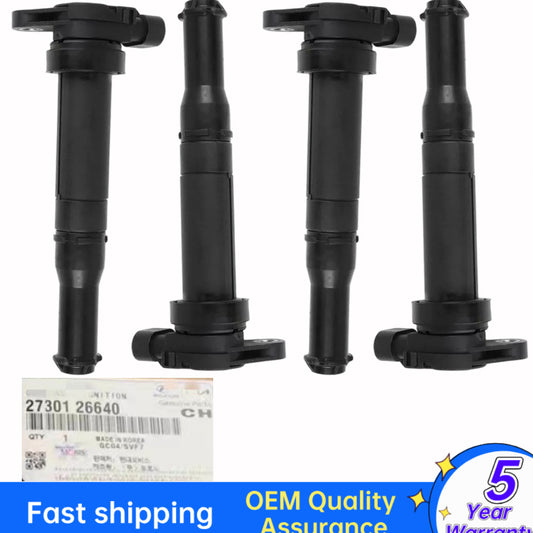 4PC Ignition Coil for Hyundai Accent for Kia Rio 1.6L 06-11  27301-26640