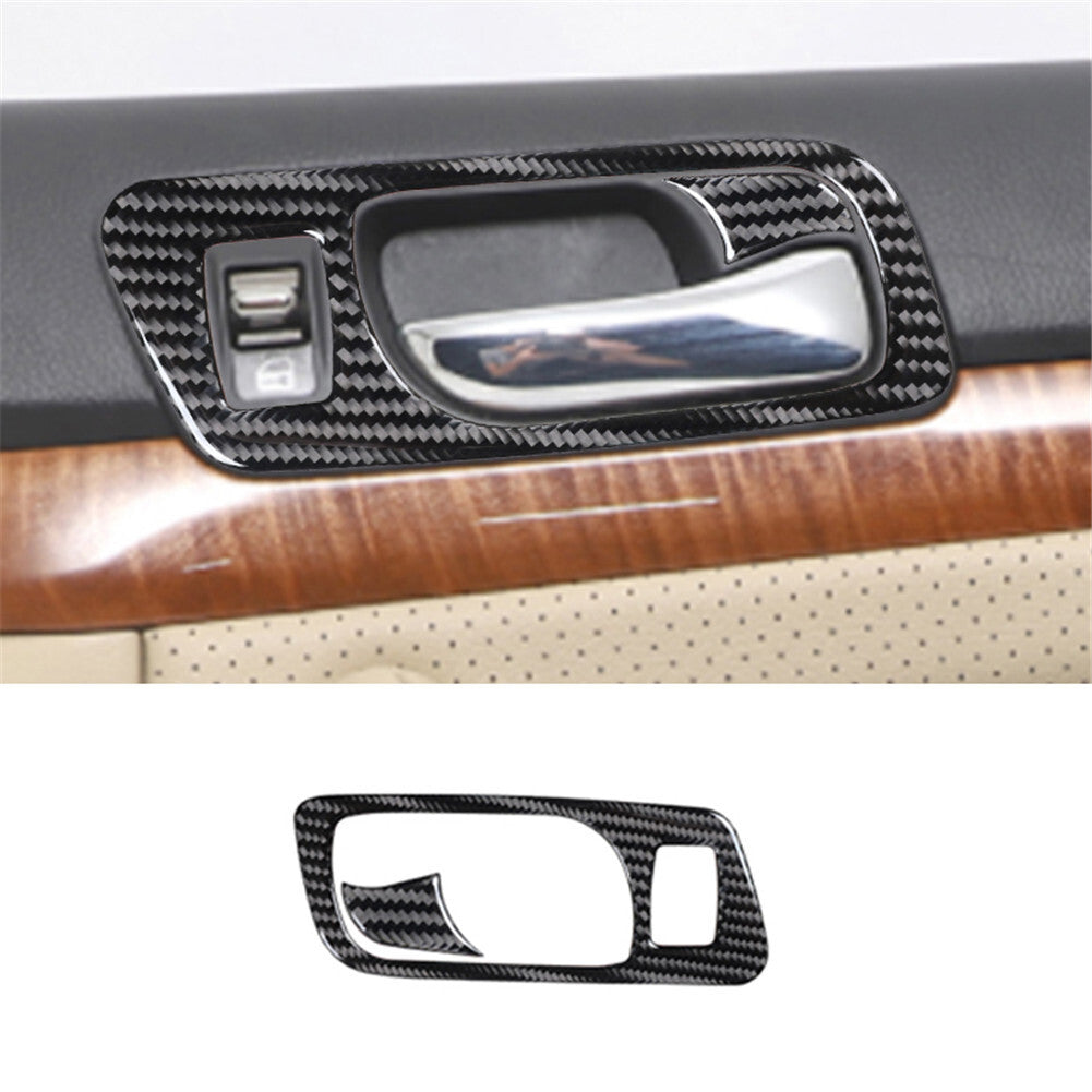 Passenger Inner Door Handle Panel Trim Carbon Fiber for Acura TSX 2003-2008